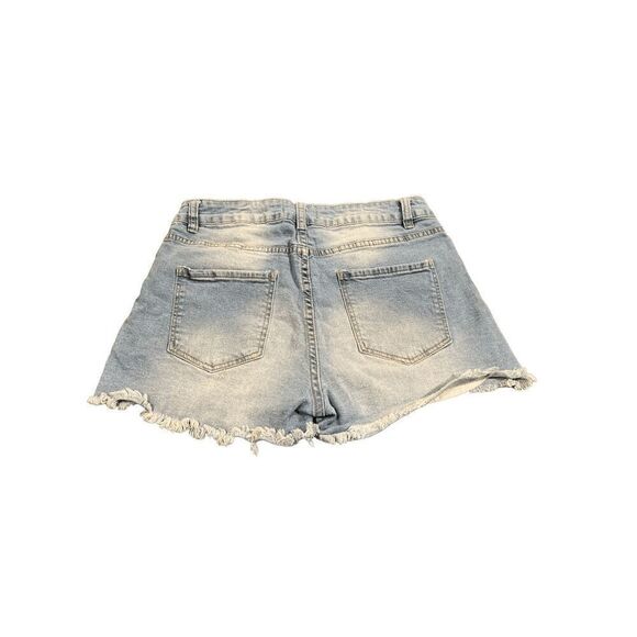 Urban Heritage high rise red roses embroidered shorts Jeans size 9 - Picture 3 of 10